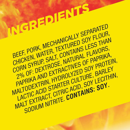 Slim Jim Smoked Meat Sticks – Low-Carb Protein Snack for Fitness Goals and Active Lifestyles, 14 Count