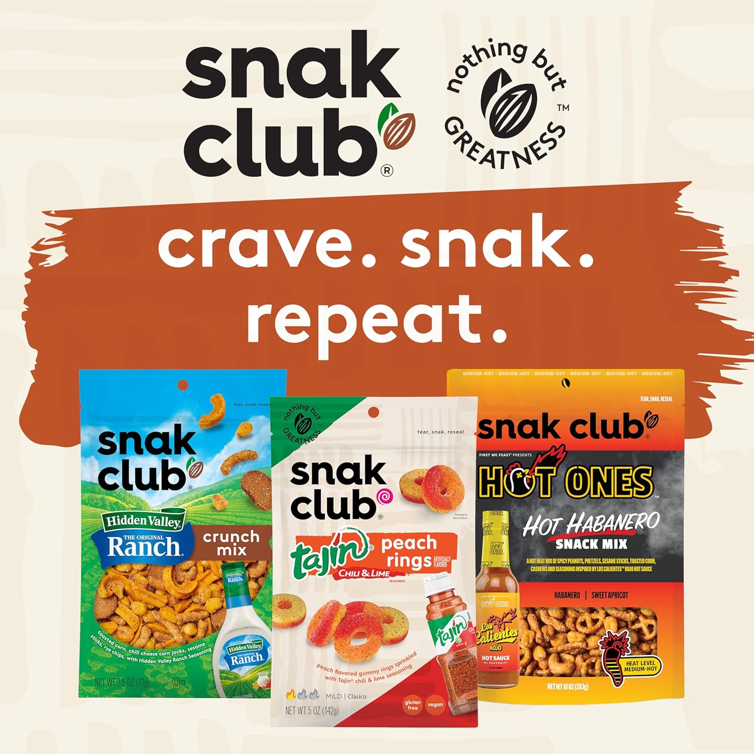Snak Club Cajun Trail Mix – Balanced Sweet and Spicy Snack for Active Lifestyles, Hiking Recovery, and Clean Pantry, 15 oz