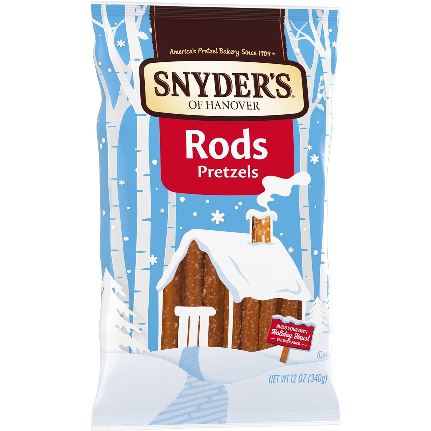 Snyder's of Hanover Pretzel Rods – Mindful Pantry Staple, No Preservatives Snack Rods 2-Pack