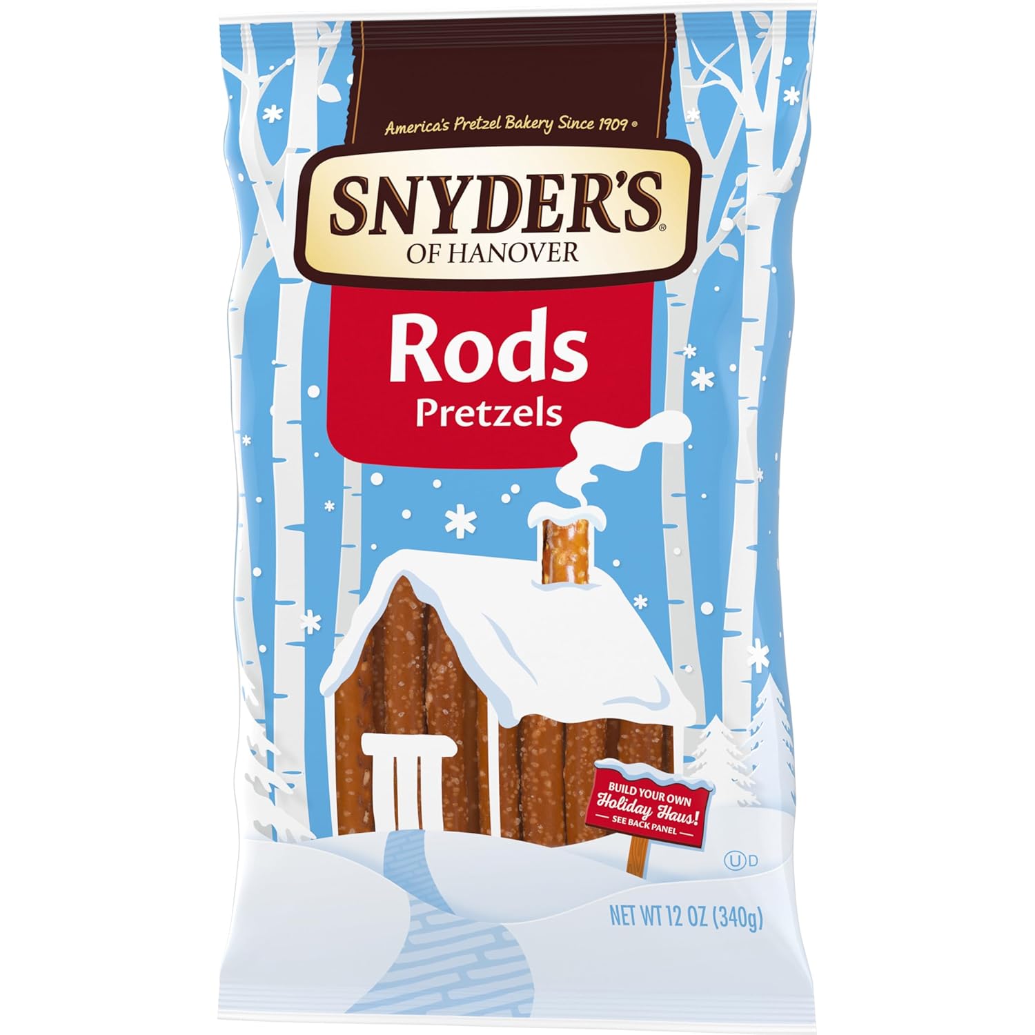 Snyder's of Hanover Pretzel Rods – Mindful Pantry Staple, No Preservatives Snack Rods 2-Pack