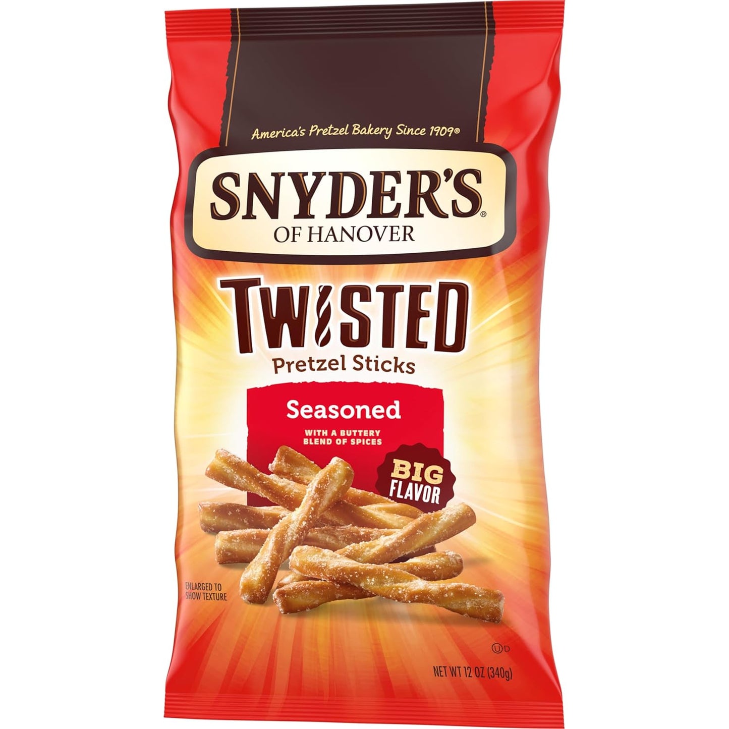 Snyder's of Hanover Seasoned Pretzel Sticks Playdate and Birthday Party Shareable Snack for Kids