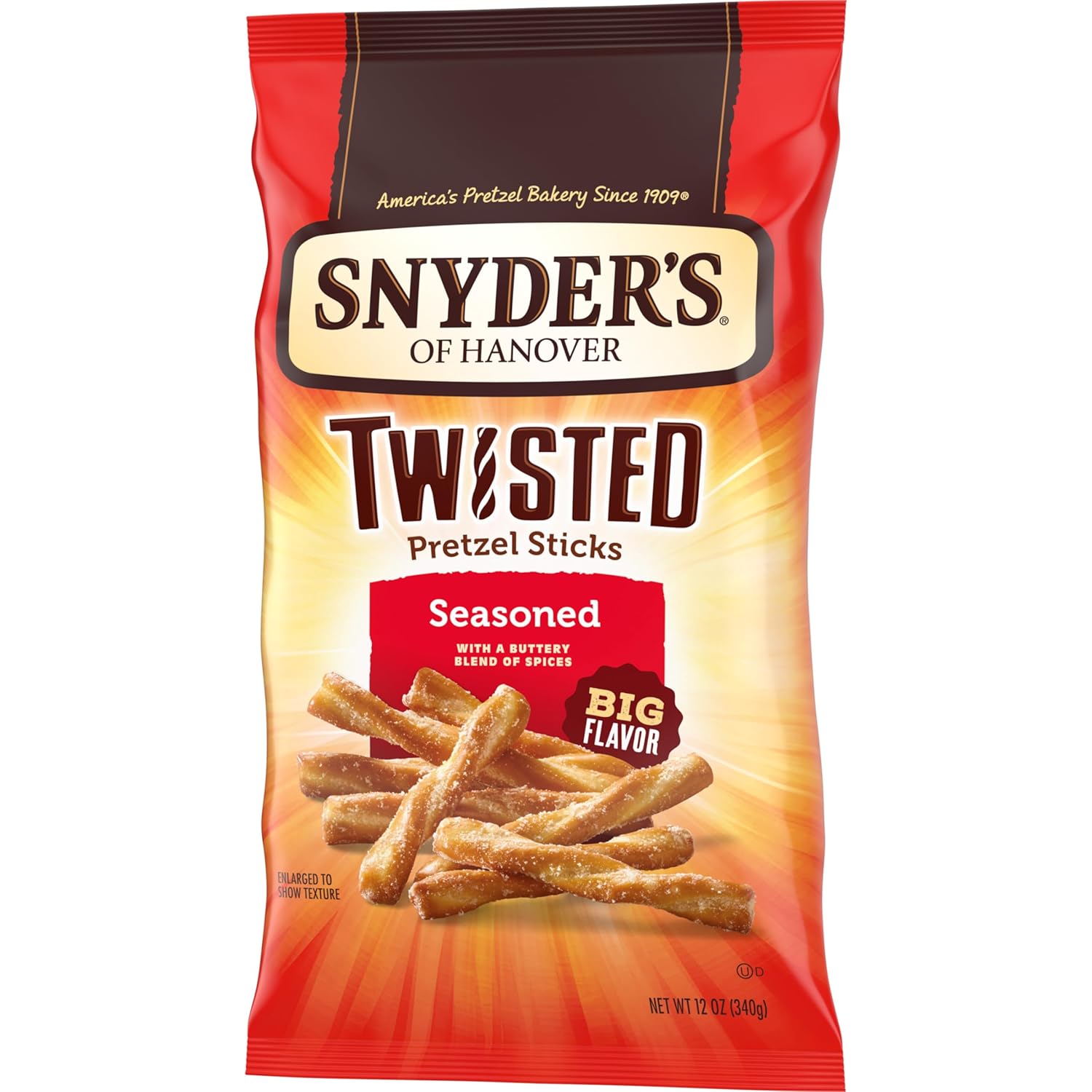 Snyder's of Hanover Seasoned Pretzel Sticks Playdate and Birthday Party Shareable Snack for Kids