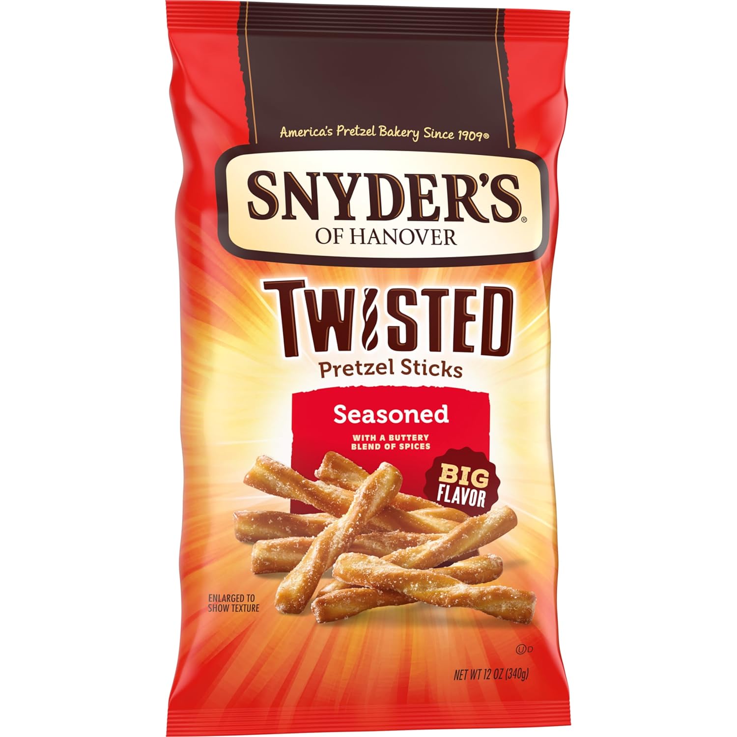 Snyder's of Hanover Seasoned Pretzel Sticks Playdate and Birthday Party Shareable Snack for Kids