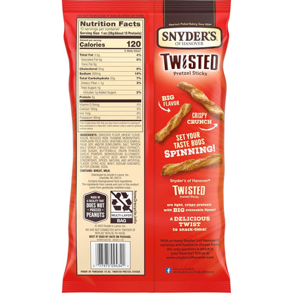 Snyder's of Hanover Seasoned Pretzel Sticks Playdate and Birthday Party Shareable Snack for Kids