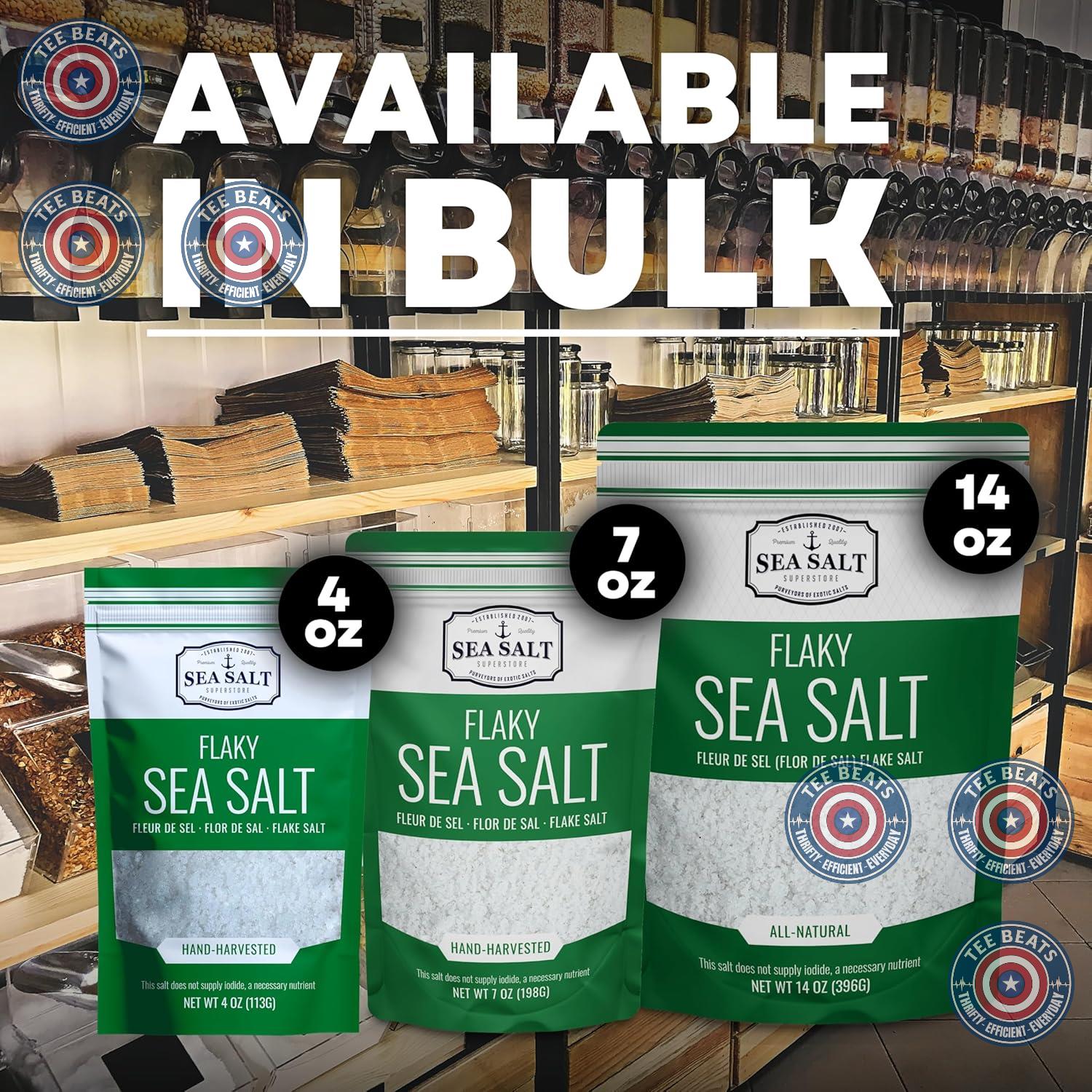 Sol de Baja Sea Salt Flakes, 7 oz Resealable Pouch – Connoisseur Finishing Salt for Elevated Home Cooking