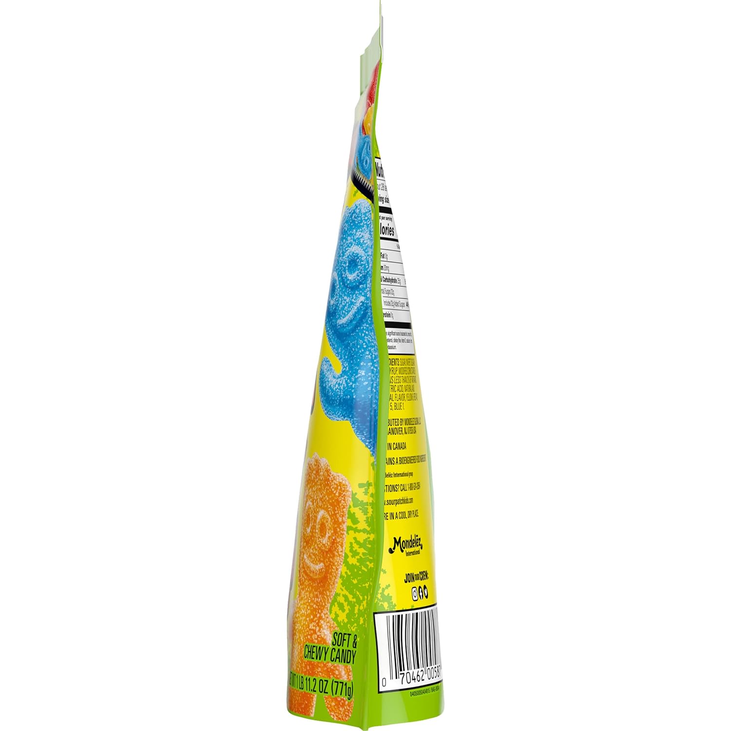 SOUR PATCH KIDS Big Kids Sour Gummies, Grandparent Gifting Snack to Send to Grandkids, 1.7 lb