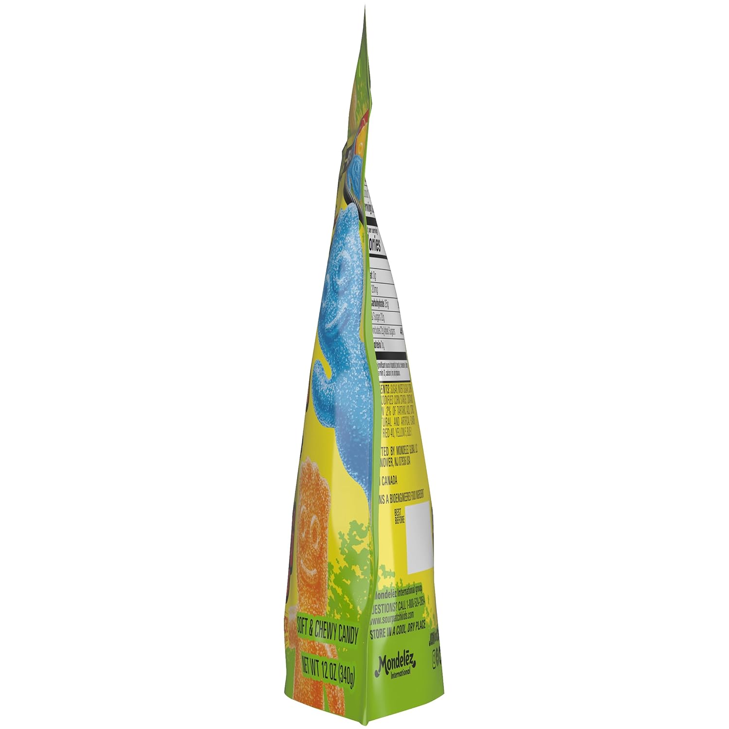 SOUR PATCH KIDS Big Kids Sour Gummy Candy Hostess Gift, 12 oz Share Bag for Housewarmings and Parties