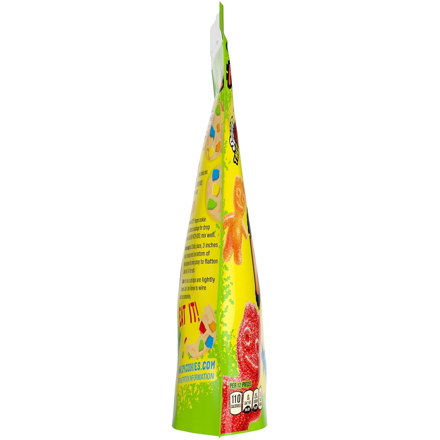 SOUR PATCH KIDS Fat-Free Chewy Assorted Candy, 1.8 lb Holiday Gift Bag for Christmas Stocking, Valentine's Day Exchange, and Hostess Presents