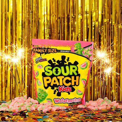 SOUR PATCH KIDS Watermelon Soft & Chewy Candy – Ready-to-Give Party Favor Bulk Candy for Celebrations, 1.8 lb
