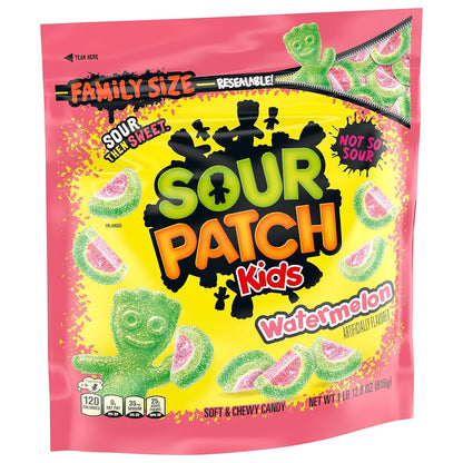SOUR PATCH KIDS Watermelon Soft & Chewy Candy – Ready-to-Give Party Favor Bulk Candy for Celebrations, 1.8 lb