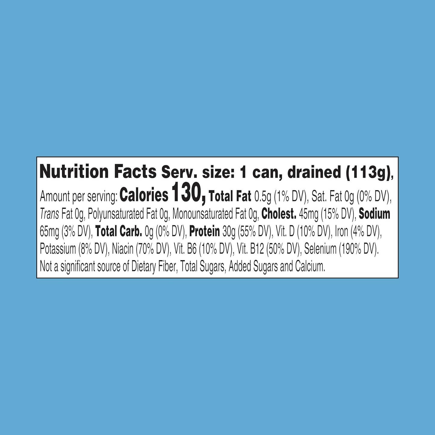 StarKist Selects No Salt Added Chunk White Albacore Tuna in Water - 4.5 oz Can for Lightweight Hiking Protein