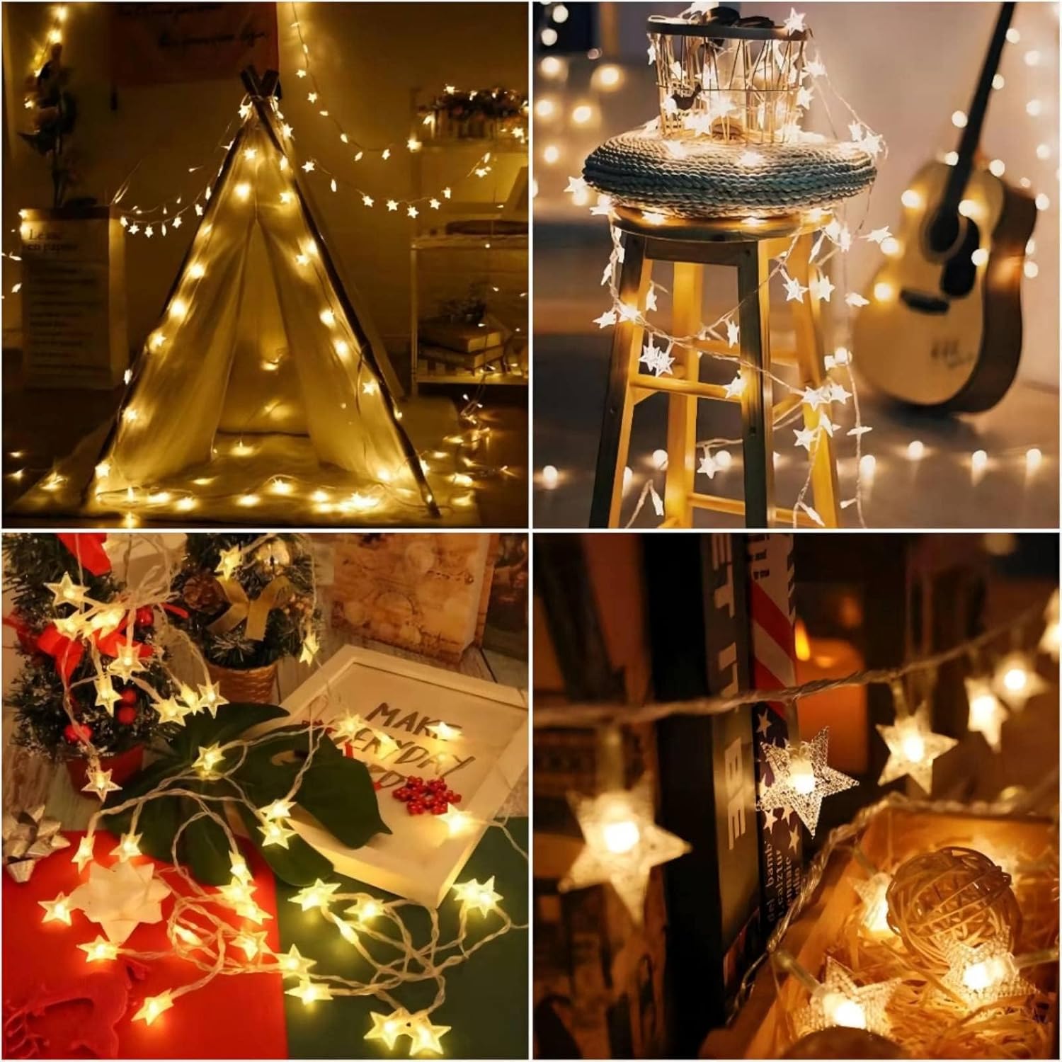 Starlite LED Star Fairy Lights – Housewarming Gift for New Homeowners, Ready to Hang