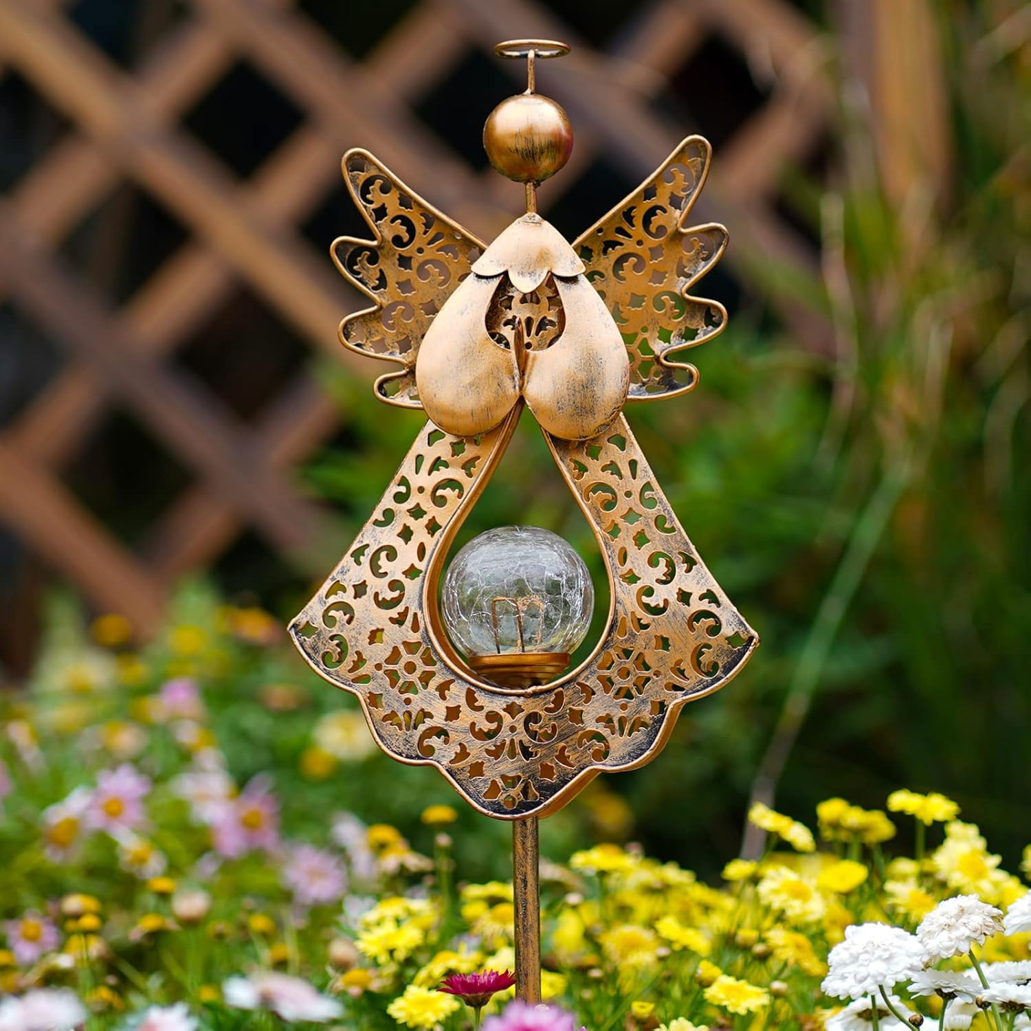 Starryfill Bronze Memorial Stake – Heartwarming Decorative Touch for Front Yard Pathway and Entry Bed