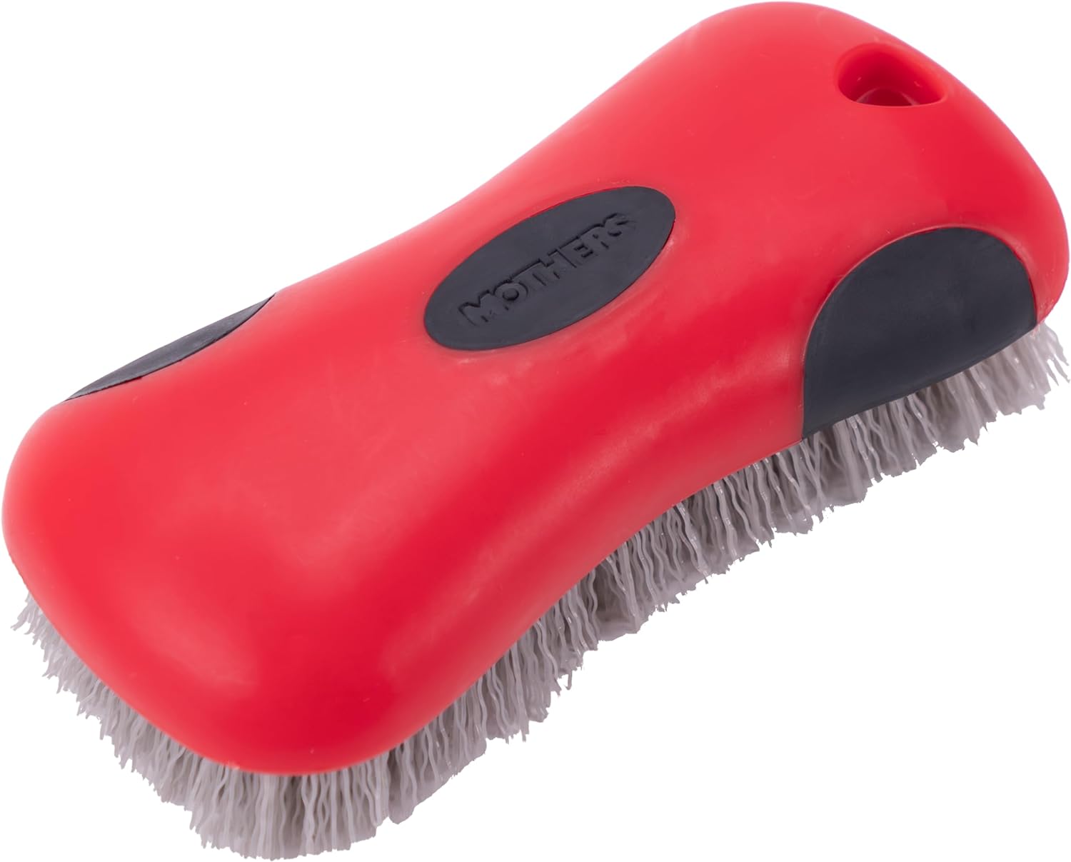 stiff bristles engineered to break up dirt, grime, and stains on carpet and upholstery
