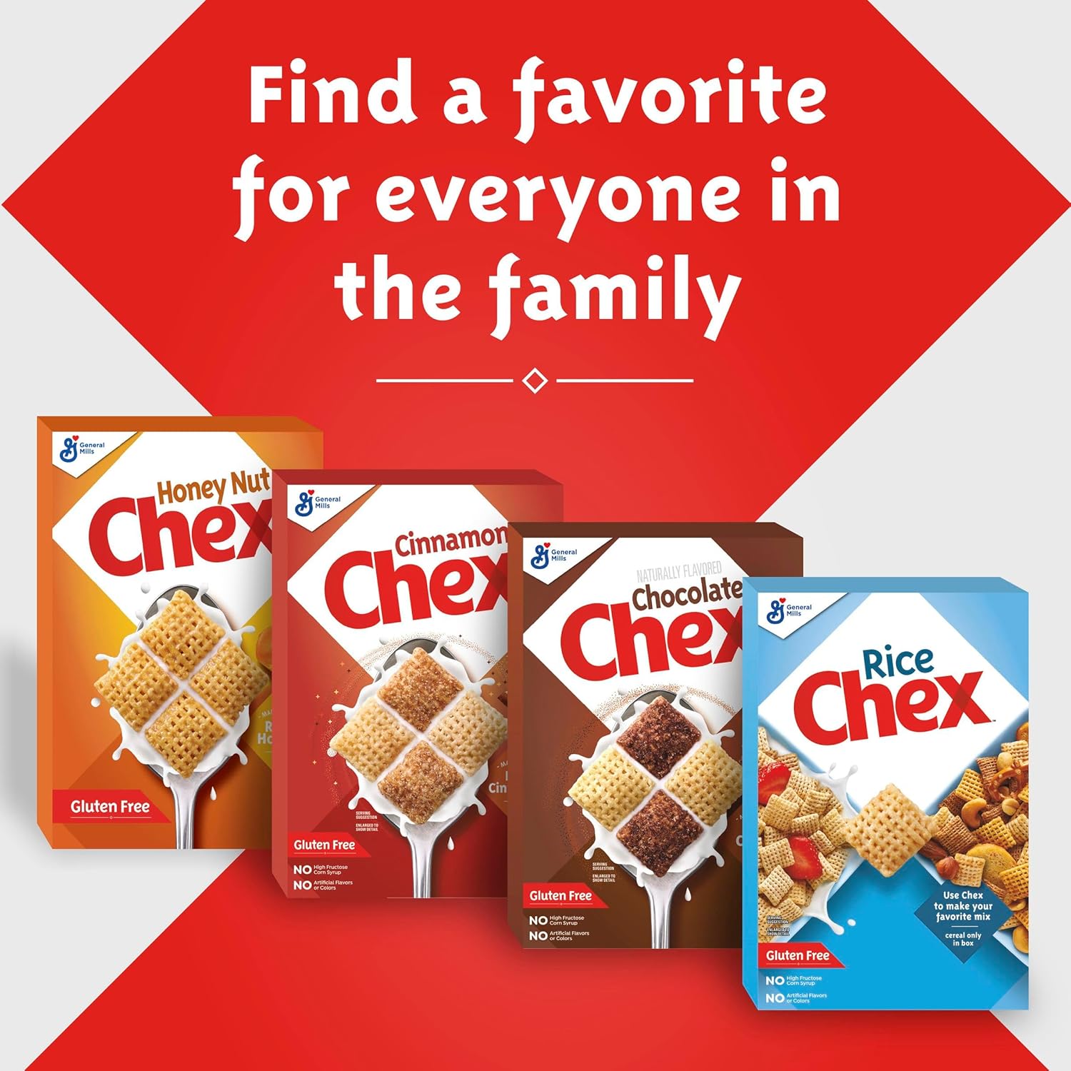 Strawberry Vanilla Chex Whole Grain Cereal – Grab and Go Dry Snack for the Home Office and Gym Bag