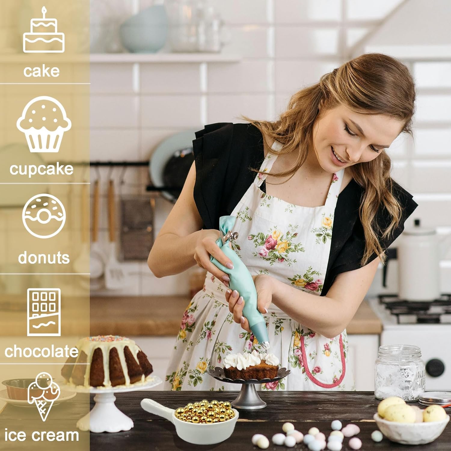 SUGAR BAY Artisan Pearl Sprinkle Collection – Crafted Elegant Topping for Five-Star Dessert Tables and Fine Pastry Work