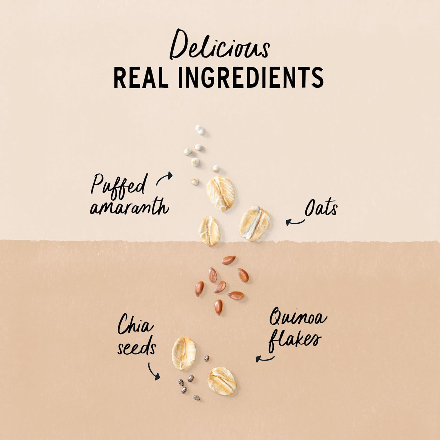 superfood blend including flax, quinoa, chia, hemp and amaranth