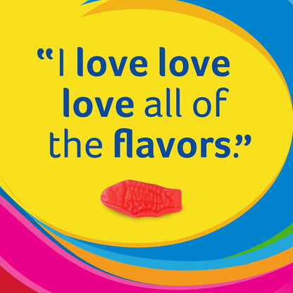 Swedish Fish Mini Chewy Treats – Last-Minute Easter, Valentine, or Get-Well Gift Basket Filler for Hard-to-Buy-for People, 24 Count