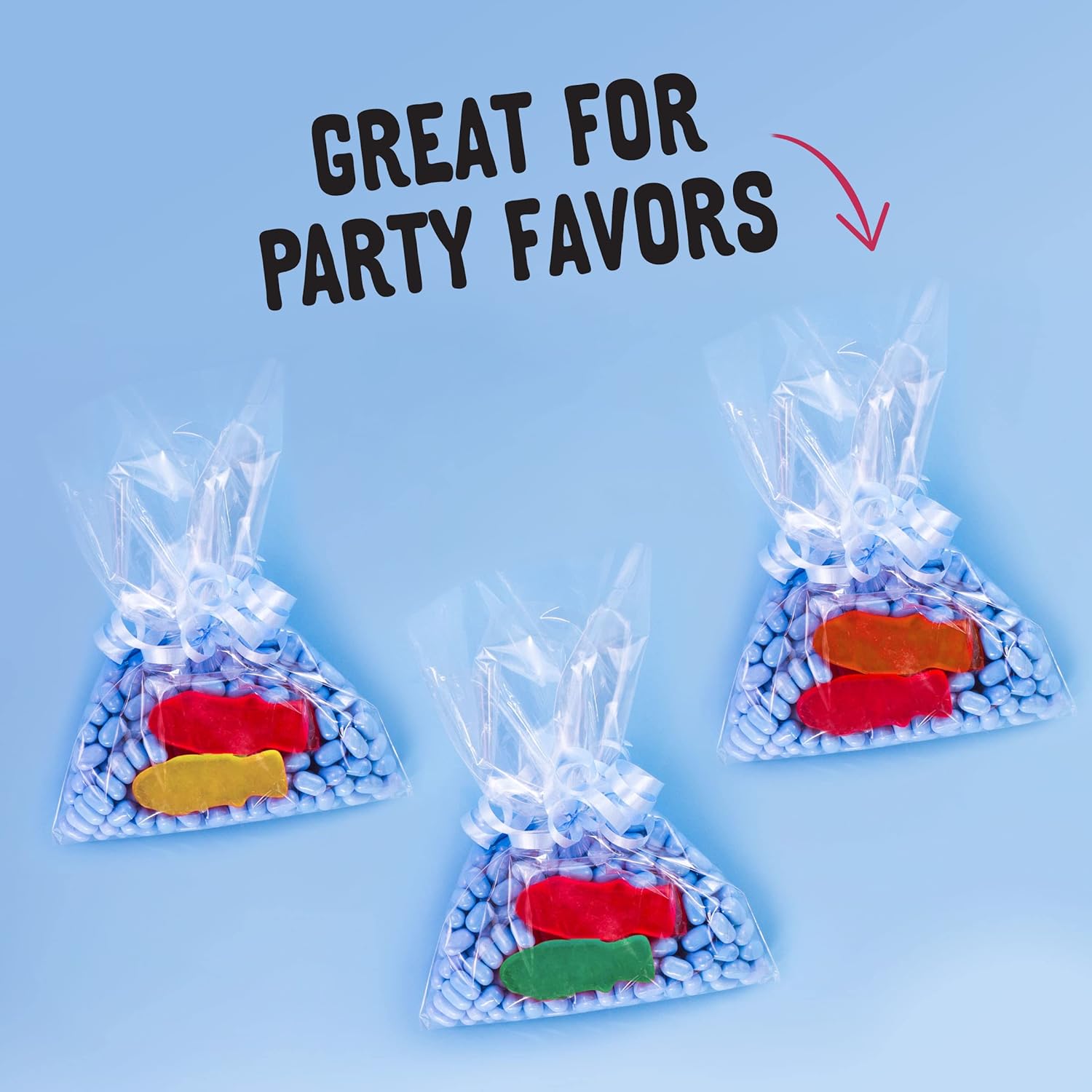 Swedish Fish Mini Chewy Treats – Last-Minute Easter, Valentine, or Get-Well Gift Basket Filler for Hard-to-Buy-for People, 24 Count