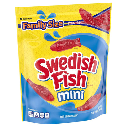 SWEDISH FISH Soft & Chewy Candy Wedding Candy Bar Bulk, 12 Pack of 3.1 oz Boxes for Reception Tables