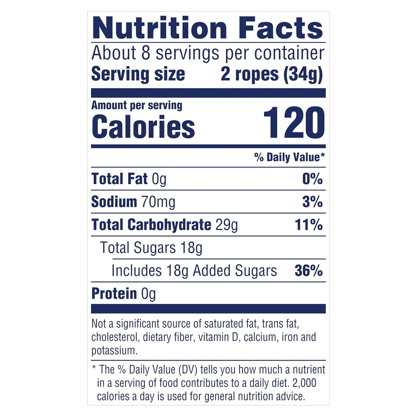 SweeTARTS Ropes Soft Chewy Candy – Camping and Hiking Trail Snack, Sweet and Tart 9 oz