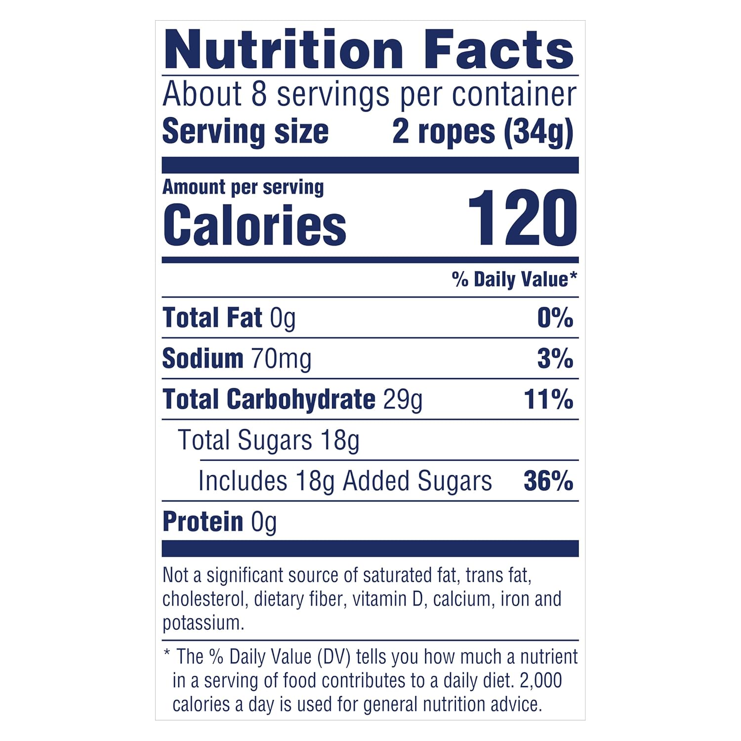 SweeTARTS Ropes Soft Chewy Candy – Camping and Hiking Trail Snack, Sweet and Tart 9 oz