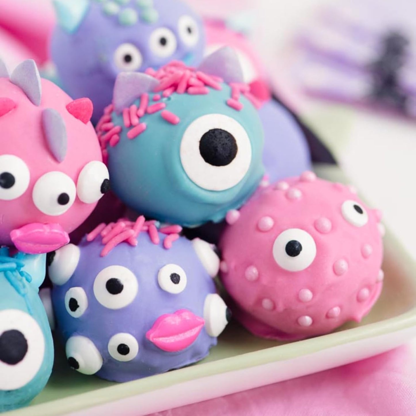 Sweets Indeed Halloween Eyeball Tacklebox – Vibrant Candy Eye Toppers for a Cozy Halloween Kitchen Vignette