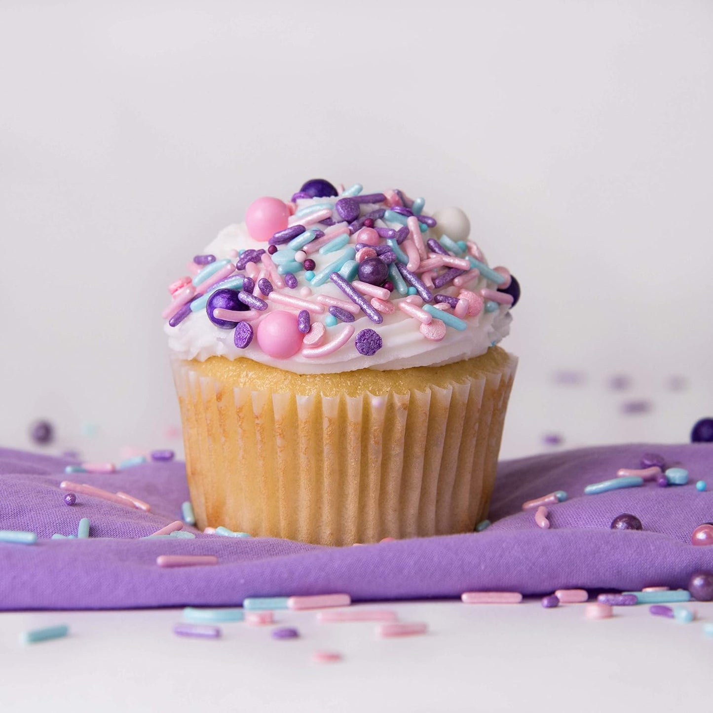 Sweets Indeed Sprinklefetti Vibrant Sprinkle Blend for Kids Cakes, Cupcakes, and Sugar Cookies – Safe Edible Topping for Home Bakers and Moms