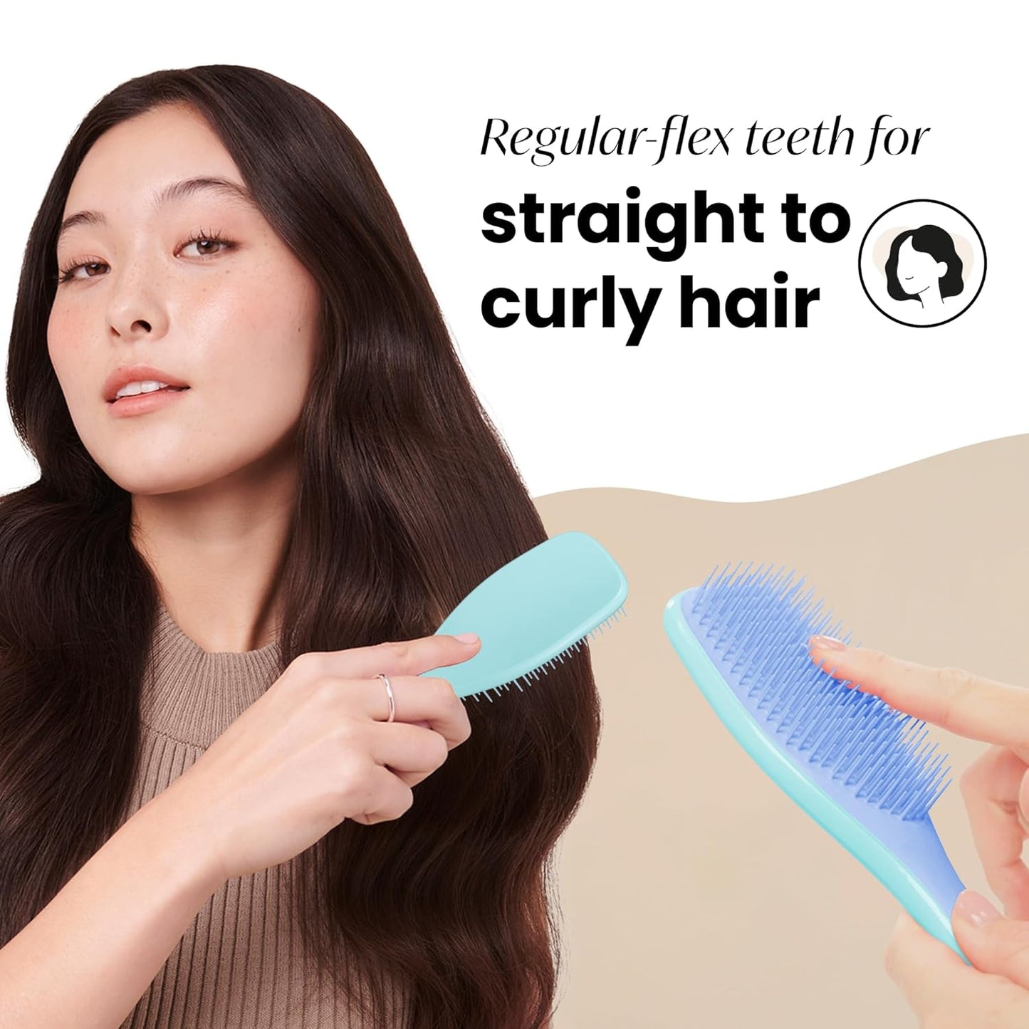 Tangle Teezer Ultimate Detangler Brush – Child-Safe Detangler for School Mornings, Reduces Tears and Tangles