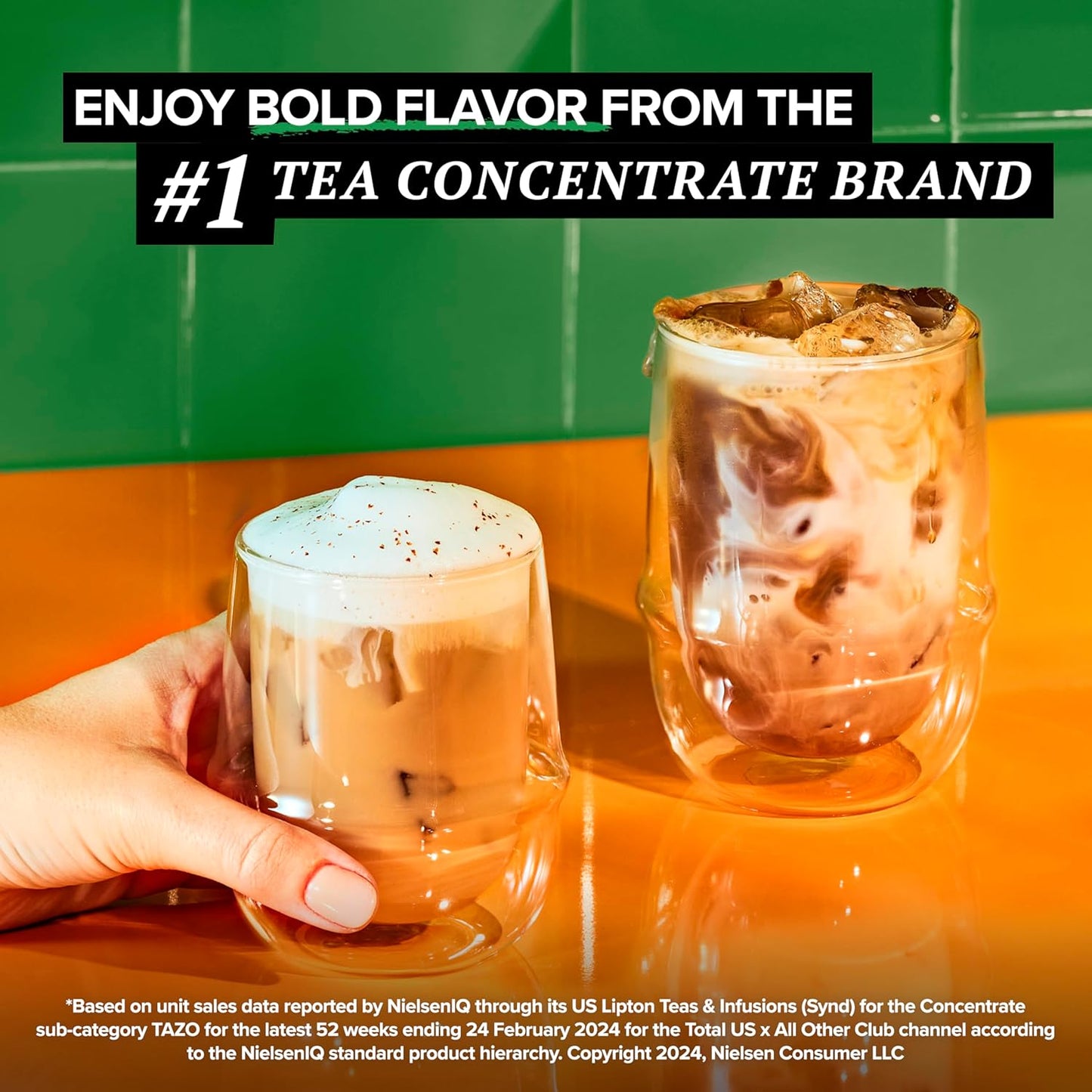 TAZO Decaf Chai Tea Concentrate for Housewarming and Mother's Day Gifting, USDA Organic Chai Latte Mix in Presentation-Ready Carton