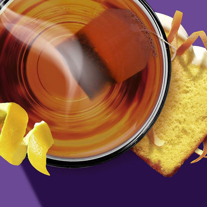 TAZO Glazed Lemon Loaf Herbal Tea – Elegant Dessert Tea Experience Crafted with Rose Petals and Vanilla