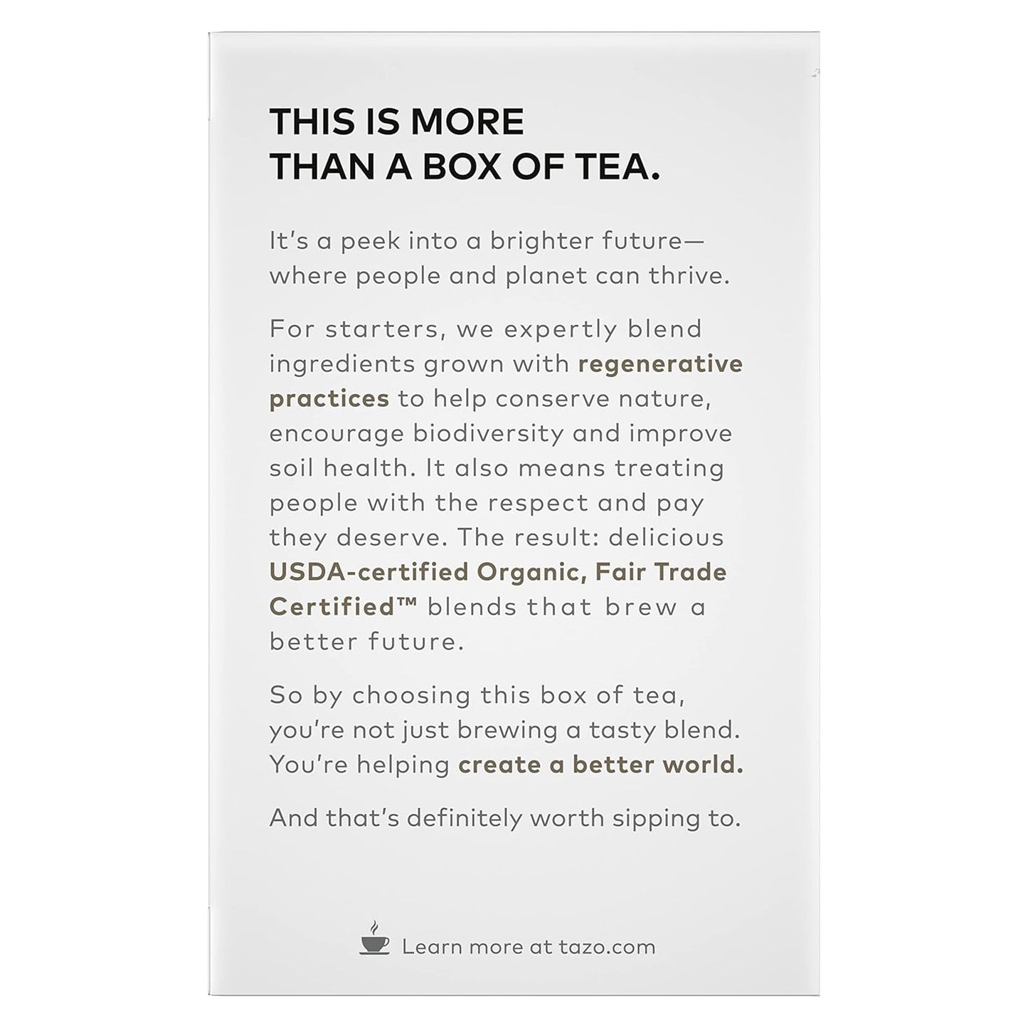 Tazo Organic Awake English Breakfast Black Tea – Clean Label Black Tea for Intentional Kitchens