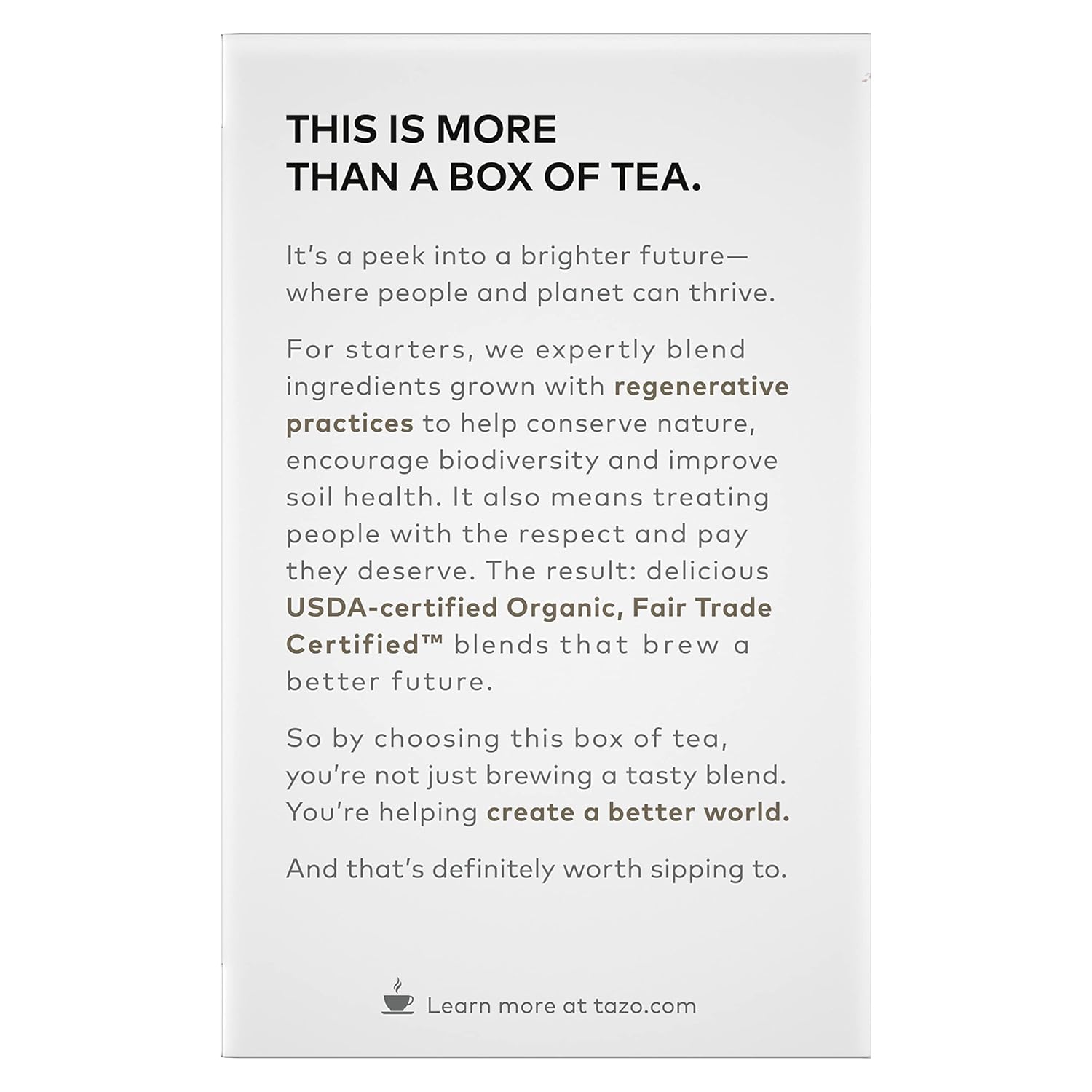 Tazo Organic Awake English Breakfast Black Tea – Clean Label Black Tea for Intentional Kitchens