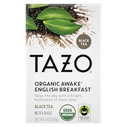Tazo Organic Awake English Breakfast Black Tea – Clean Label Black Tea for Intentional Kitchens