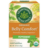 Traditional Medicinals Organic Belly Comfort Peppermint Tea – Office Pantry Tea for Gentle Energy Between Meetings