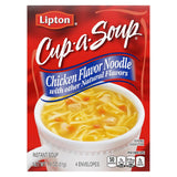 Lipton Cup-a-Soup Chicken Noodle Instant Soup – Easy Microwave Cup for Sick-Day Bedside Trays and Cozy Comfort