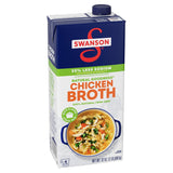 Swanson Natural Goodness Lower Sodium Chicken Broth – Trusted Family Pantry Staple for Homemade Soups and Sides