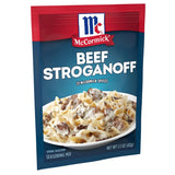 McCormick Beef Stroganoff Seasoning Mix – Easy Home-Cooked Beef Sauce for Weeknight Family Tables