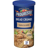 Progresso Italian Bread Crumbs for Crispy Baked Chicken for Kids, 15 oz Canister