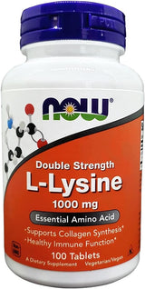 NOW Foods L-Lysine 1,000 mg – Birthday Gift Idea for the Vegan or Vegetarian in Your Life