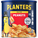 Planters Salted Peanuts Bulk Tin – Portable Cocktail Peanut Snack for Outdoor Entertaining and Patio Bars