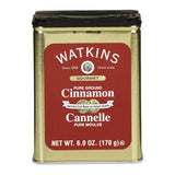 Watkins Gourmet Pure Ground Cinnamon Tin – One-Tin Replacement for Multiple Spice Jars, 6 oz Minimalist Pantry