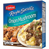 Lipton Recipe Secrets Onion Mushroom Mix – Family Kitchen Helper for Meatballs and Casseroles