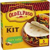 Old El Paso Soft Taco Dinner Kit, Versatile Pantry Kit for Casual Home Entertaining
