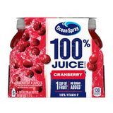 Ocean Spray Single-Serve Cranberry – Compact Bottles for Lunches and Classroom Snacks