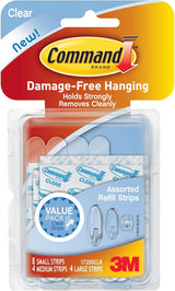 Command Clear Replacement Strips – Practical Gift for College Students Heading to the Dorm