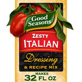 Good Seasons Zesty Italian Recipe Mix – Guilt-Free Salad Dressing & Meat Seasoning for Diet-Friendly Dinners