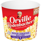 Orville Redenbacher's Real Butter Microwave Popcorn Tub – No Artificial Additives Office Break Room Indulgence