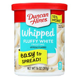 Duncan Hines Pre-Whipped White Frosting for Kids Halloween Cupcake and Cookie Parties, 14 oz