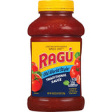 Ragu Old World Style Traditional Sauce, Ready-to-Heat Tomato Sauce for Quick Family Dinners with Picky Eaters, 45 oz